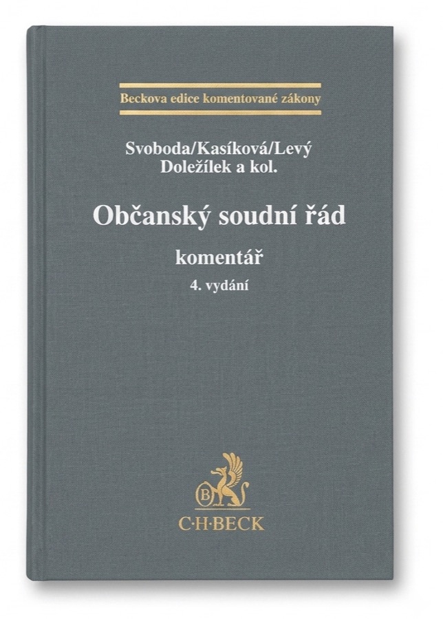 Obálka: Občanský soudní řád – komentář, 4. vydání